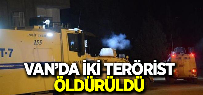 Van'da çatışma: 2 terörist öldürüldü