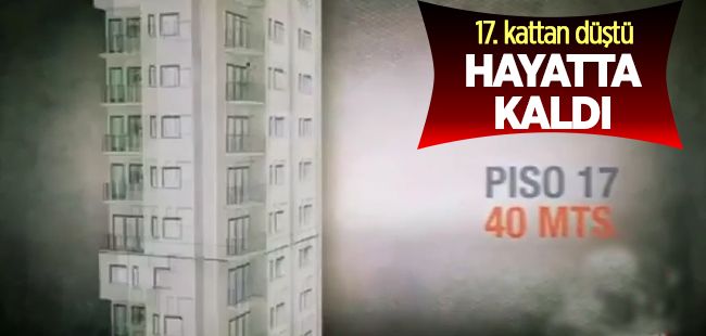 Şili’de 17. kattan düşen genç hayatta kaldı